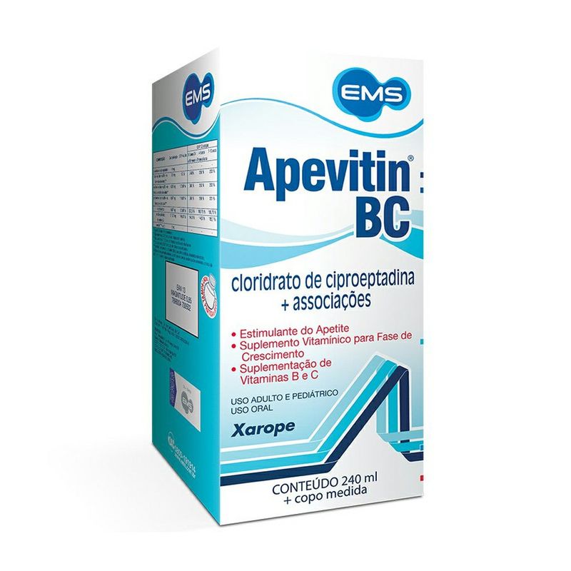 Apevitin BC Xarope 240ml | Drogaria Globo - Drogaria Globo