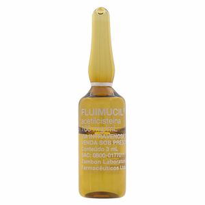 Fluimucil 100mg/ml Injetável 5 Ampolas de 3ml