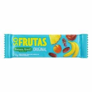Barra De Frutas Original Banana Brasil Só Frutas 20G