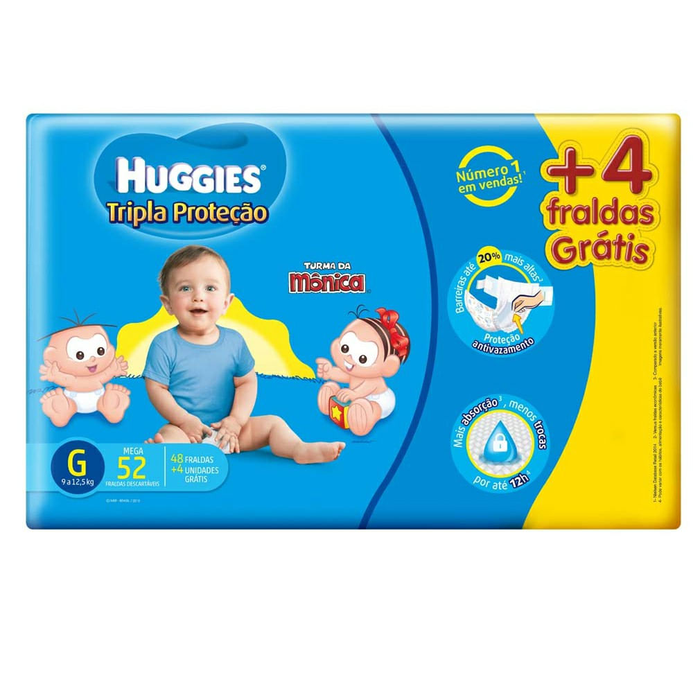 Fralda Turma Da Mônica Baby Giga – Clube Baby Promoções para