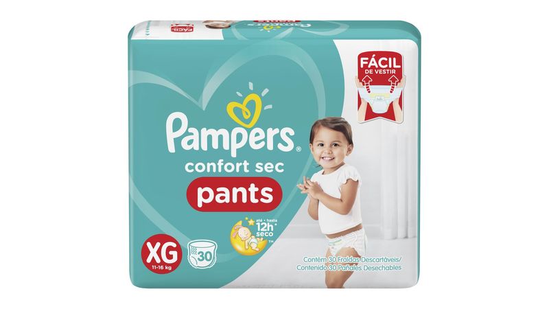 Fralda Pampers Super Pants Tamanho G Com 30 Unidades