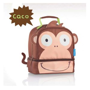 Lancheira Térmica Multikids Macaco (Caco) Marrom Baby