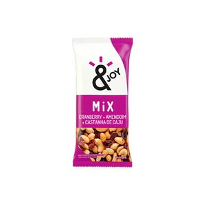 Barra de Cereal &Joy Mix Amendoim, Cranberry e Castanha de Caju 1 Unidade 30g