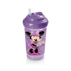 Copo Multikids com Canudo de Silicone Minnie 300ml