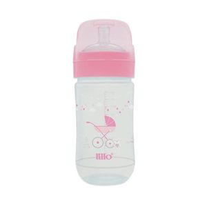 Mamadeira Lillo Evolution Silicone Rosa 300ml