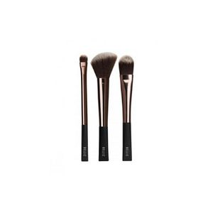 Kit Pincéis Unique Belliz Preto e Cobre 3 Unidades