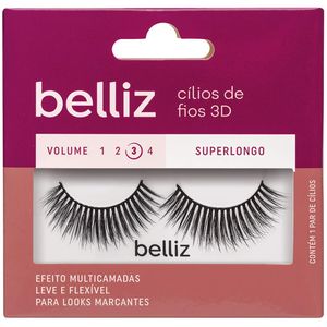 Cílios Postiços 3D Belliz 214