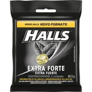 Pastilha Halls Extra Forte 82,5g