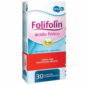 Folifolin 5mg com 30comprimidos