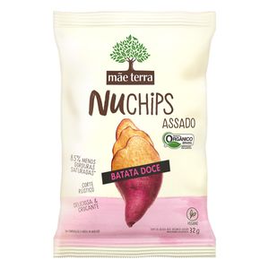 Chips de Batata Doce Assada Orgânica Mãe Terra 32g