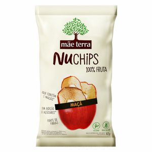 Nuchips Maçã Desidratada Crocante Mãe Terra 32g