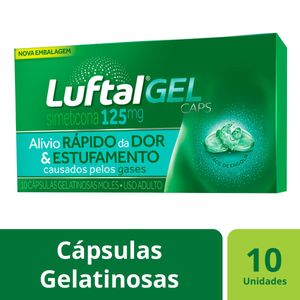 Luftal Gel Caps 125MG 10 Cápsulas