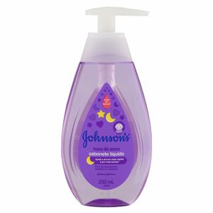 Sabonete Líquido Johnsons Baby Infantil Hora do Sono Lavanda e Camomila 200ml