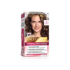 Tintura Imédia Excellence Creme Cor Louro Escuro 6