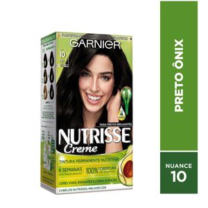 Tintura Nutrisse Creme Cor Preto Onix 10