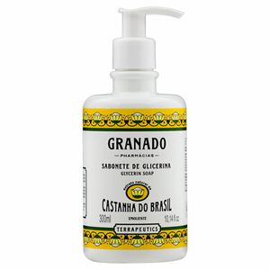 Sabonete Líquido Granado Glicerina Terrapeutics Castanha do Brasil 300ml