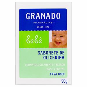 Sabonete em Barra Granado Glicerina Bebê Erva-Doce 90g