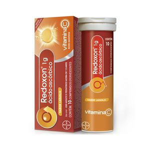 Redoxon 1g Sabor Laranja 10 Comprimidos Efervescentes