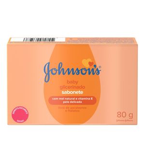 Sabonete em Barra Johnsons Baby Infantil Glicerinado 80g