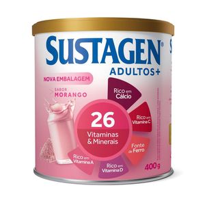 Complemento Alimentar Sustagen Sabor Morango 400g