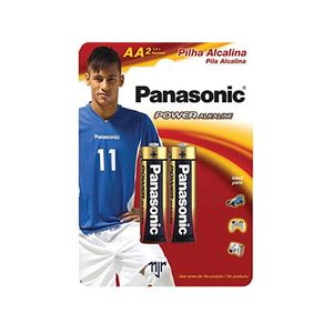Pilha Panasonic Alcalina AA 2 Unidades
