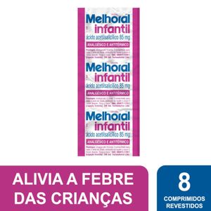Melhoral Infantil 8 comprimidos