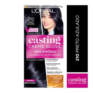 Tintura Casting Creme Gloss Cor 210 Preto Azulado