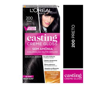Tintura Casting Creme Gloss Cor 200 Preto