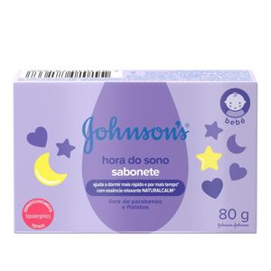 Sabonete em Barra Johnsons Baby Infantil Hora do Sono 80g