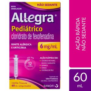 Allegra Suspensão Oral Infantil (6mg/ml) 60ml