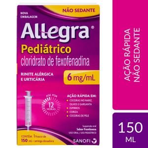 Allegra Suspensão Oral Infantil (6mg/ml) 150ml
