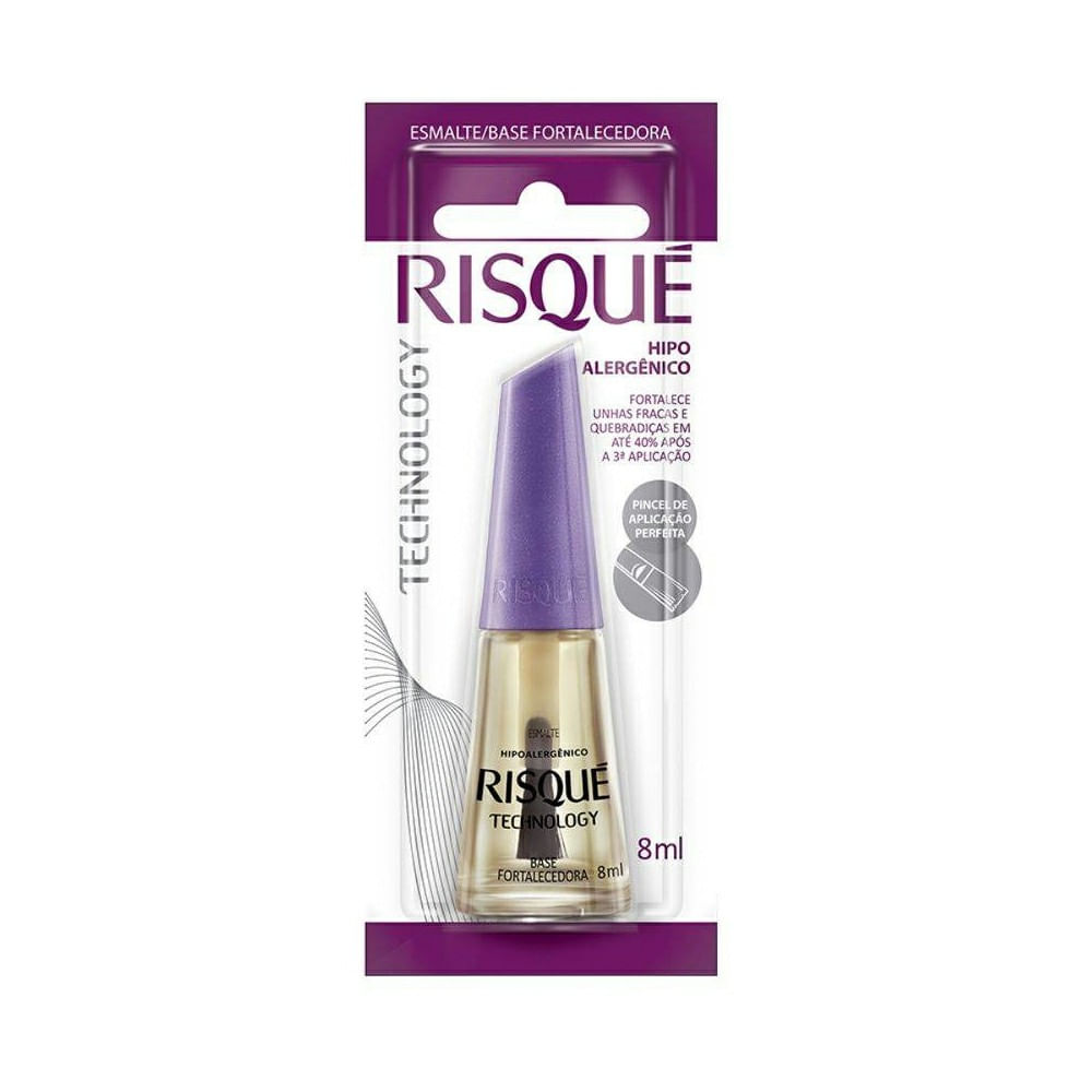 Esmalte Risqué Base Fortalecedora | Drogaria Globo - Drogaria Globo