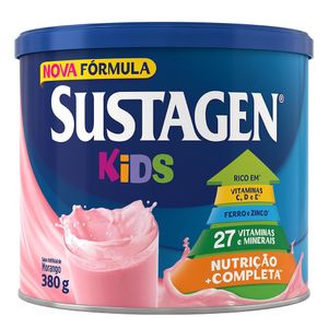 Complemento Alimentar Infantil Sustagen Kids Sabor Morango 350g