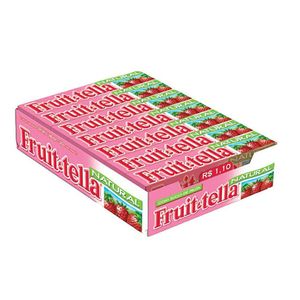 Balas Fruit-tella Mastigável Sabor Morango 10 Unidades 40g