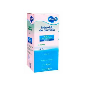 Hidroxido De Aluminio 61,5mg/ml Genérico EMS 240ml