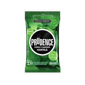 Preservativo Prudence Hortelã 3 Unidades