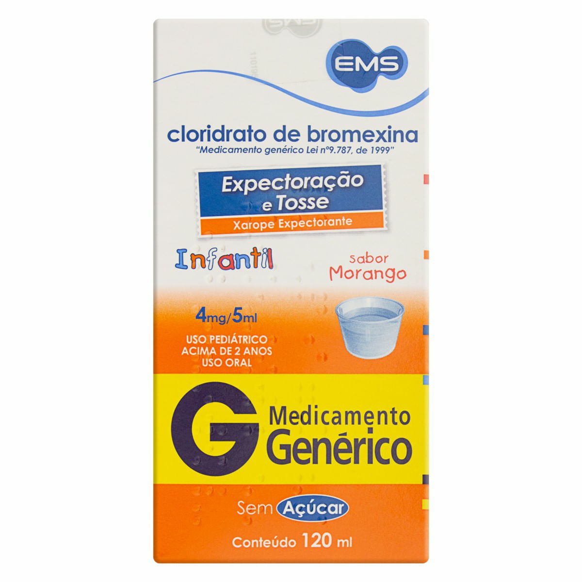 Cloridrato de Bromexina Infantil 4mg/5mL xarope 120mL – Globo