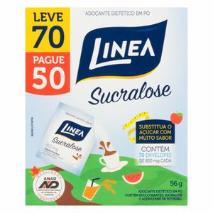 Adoçante em Pó Linea Leve 70 e pague 50 Sachês