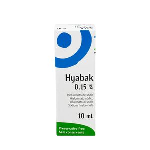 Hyabak Solução Oftalmológica 10ml