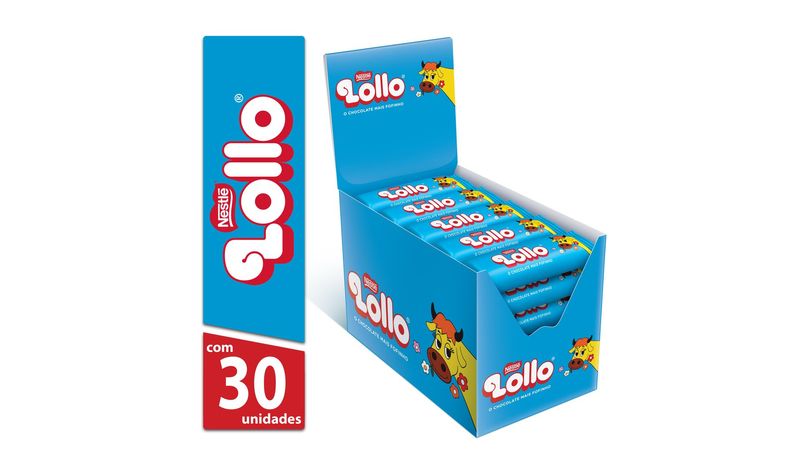 Chocolate Lollo NESTLÉ® Box 30 x 28g – Brasil Eu Quero!