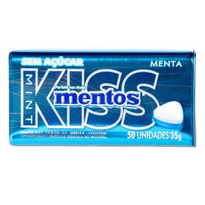 Pastilha Mentos Kiss Sabor Menta 35g