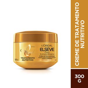Creme Tratamento Elseve Óleo Extraordinário Nutrição Intensa 300g