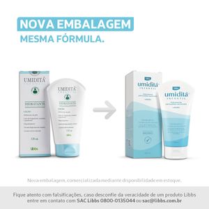Loção Hidratante Umiditá Infantil 120ml