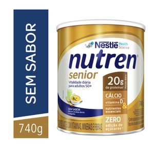 Suplemento Alimentar Nutren Senior Sem Sabor em Pó 740g