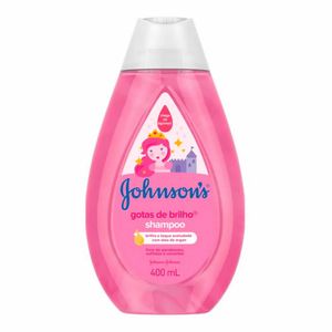 Shampoo Johnsons Baby Infantil Gotas de Brilho 400ml