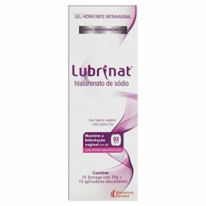 Gel Hidratante Intravaginal Lubrinat + 10 Aplicadores 30g
