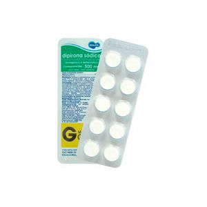 Dipirona 500mg Genérico EMS 10 Comprimidos