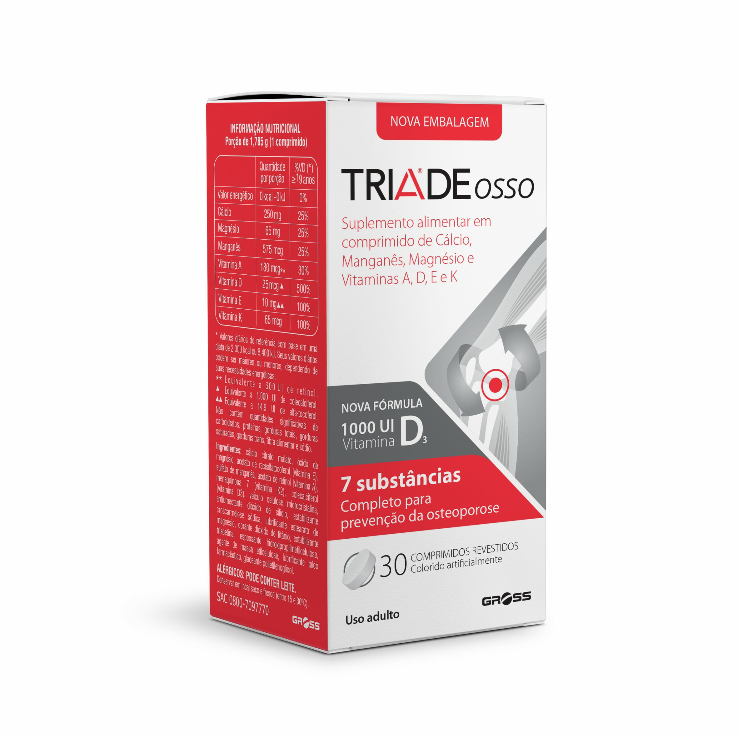 Triade Mais 30 Comprimidos|Drogaria Globo - Drogaria Globo