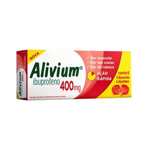 Alivium 400mg 8 Cápsulas