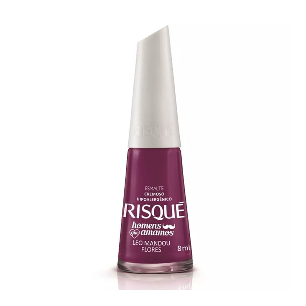 Esmalte Risqué Cremoso Léo Mandou Flores 8ml| Drogaria Globo - Drogaria ...